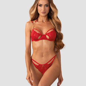 Matildea 2-pcs crotchless set L/XL