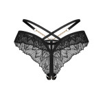 Matildea Black crotchless thong S/M