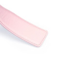 White &amp; Pink Leather Paddle