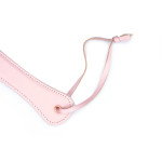 White &amp; Pink Leather Paddle