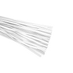 White &amp; Pink Leather Flogger