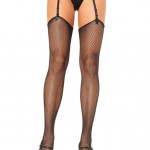 729020 FISHNET STOCKING O/S BLK