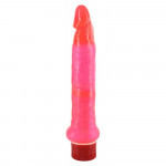 Jelly Anal Slim Jim Vibrator Pink