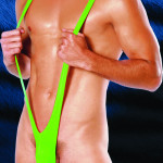 BLUE LINE Mankini Neon grün O/S