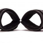 Hand Cuffs Grain Leather Black