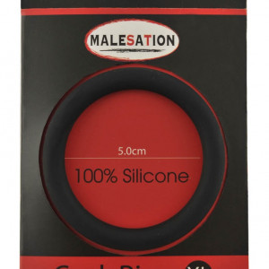 Malesation Silicone Cock Ring Black XL