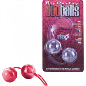 Marbilized Duo Balls Red