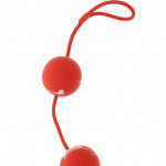 Marbilized Duo Balls Red