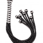 8 Tail Polish Leather Flogger 22 inch