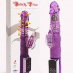 Butterfly Prince Rabbit Vibrator Purple