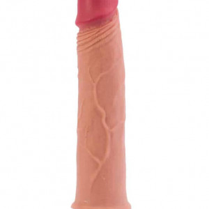 7" Dual-Layered Silicone Nature Cock Flesh