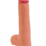 Dual-Layered 8 inch Silicone Dildo Flesh