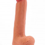 Dual-Layered 8 inch Silicone Dildo Flesh