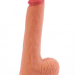 Dual-Layered 8 inch Silicone Dildo Flesh