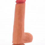 Dual-Layered 8 inch Silicone Dildo Flesh