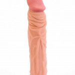 Pleasure X-Tender Penis Sleeve Brown 3