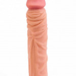 Pleasure X-Tender Penis Sleeve Brown 3