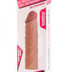 Pleasure X-Tender Penis Sleeve Brown 3