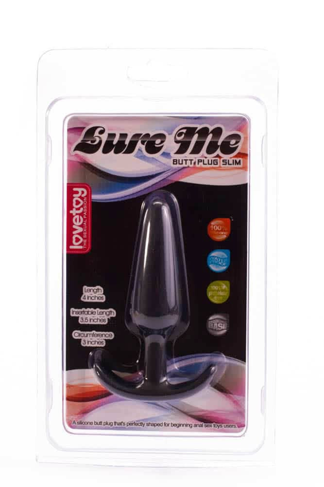 LURE ME Classic Anal Plug S Black LURE ME Classic Anal Plug S Black