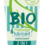 HOT BIO massage &amp; lubricant waterbased 2 in 1 200 ml