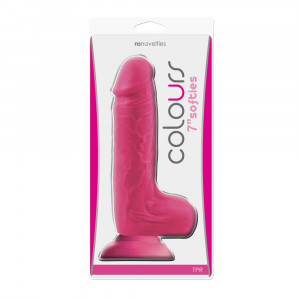 Colours Softies 7 inch Dildo Pink