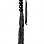 GP Silicone Flogger Whip Black