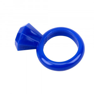 Diamond Cock Ring Blue