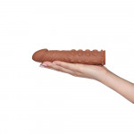 Pleasure X-Tender Penis Sleeve Brown 5