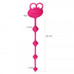 10 inch Silicone Frog Anal Beads