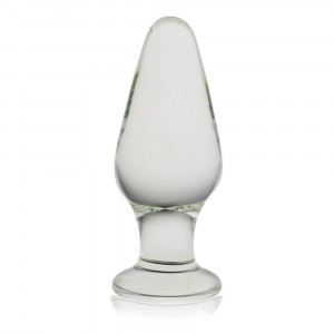 Glass Romance Anal Plug Clear