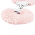 Fetish Pleasure Fluffy Hand Cuffs Pink