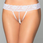 G-string - white {} S/M