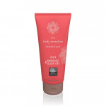 Massage- &amp; Glide Gel 2 in 1 - Strawberry scent 200ml