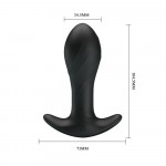 Pretty Love Anal Plug Massager Black