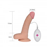 8.8" The Ultra Soft Dude - Vibrating Flesh