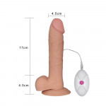 9" The Ultra Soft Dude - Vibrating Flesh