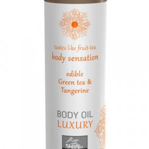 Luxury body oil edible - Green tea &amp; Tangerine 75ml