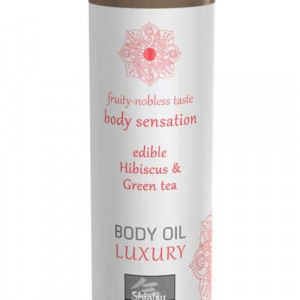 Luxury body oil edible - Hibiskus &amp; Green Tea 75ml