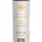 Luxury body oil edible - Apricot &amp; Sea Buckthorn 75ml