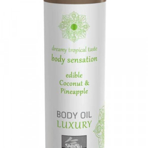 Luxury body oil edible - Coconut &amp; Pineapple 75ml