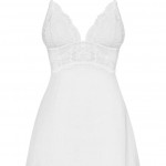 810-BAB-2 babydoll &amp; thong white S/M