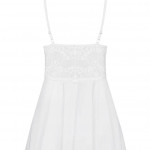 810-BAB-2 babydoll &amp; thong white S/M