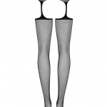 Garter stockings S307 black S/M/L