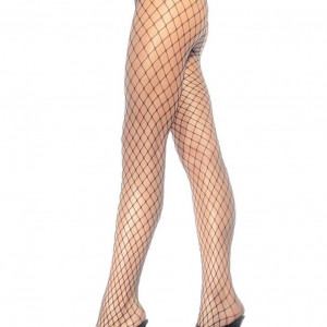 729005 SPANDEX DIAMOND PANTY HOSE O/S BLK