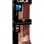 12" Triple Density Cock with Balls Light