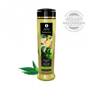 MASSAGE OIL ORGANICA 240 ml / 8 oz GREEN TEA