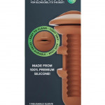 Autoblow A.I. Silicone Mouth Sleeve - Brown