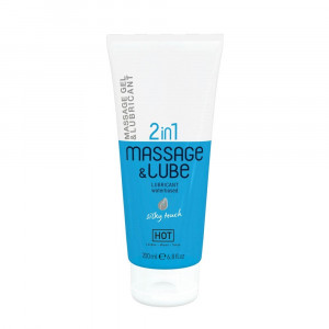 HOT Massage &amp; Glide Gel 2in1 Silky Touch 200 ml