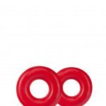 STAY HARD DONUT RINGS OVERSIZED RED