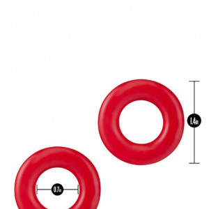 STAY HARD DONUT RINGS RED